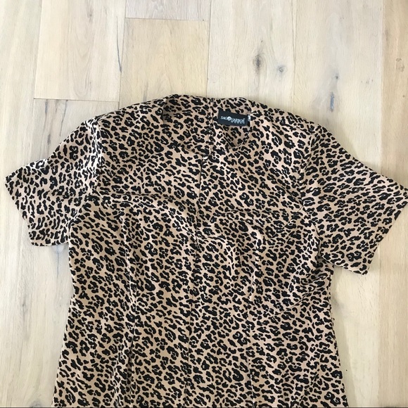 Leopard Print Mini Dress - Picture 3 of 9